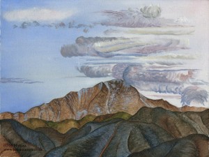 Mountains Purple